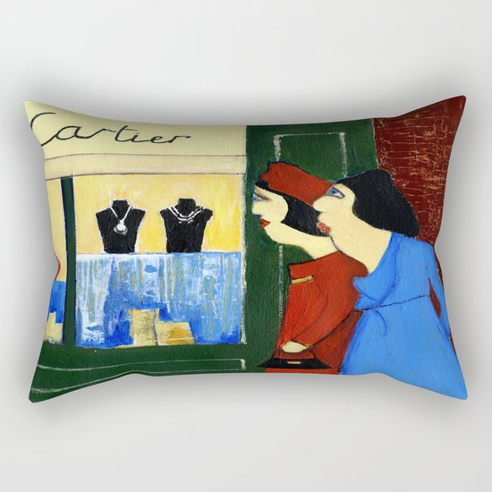 jewelry store Rectangular Pillow