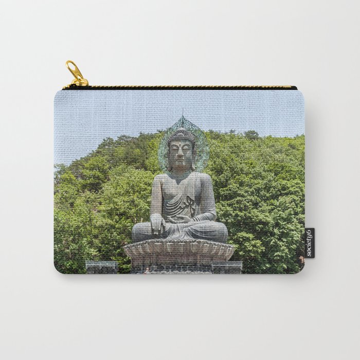 A Monk at the Bronze Buddha Carry-All Pouch