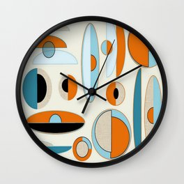 Mid-Century Art 2.4 Wall Clock