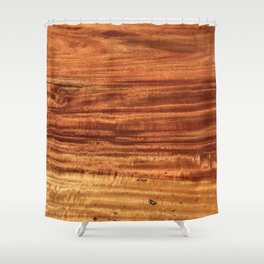 Texture of wood surface show the detail pass many years, vintage background  Shower Curtain