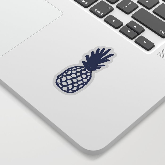 Navy Pineapple Sticker