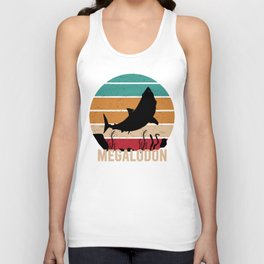 Megalodon Vintage Retro Unisex Tank Top