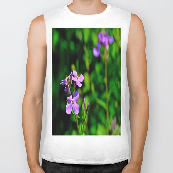 Springing Purple Biker Tank