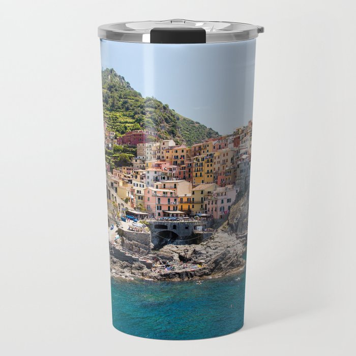 Manarola is one of the most beautiful islands of Cinque Terre Travel Mug