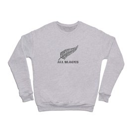 "All Blacks" Rugby Team New Zealand Crewneck Sweatshirt