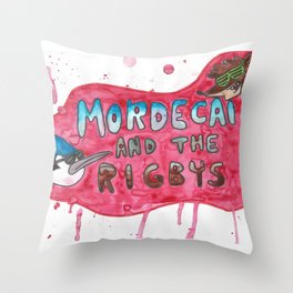 Mordecai And The Rigbys Throw Pillow