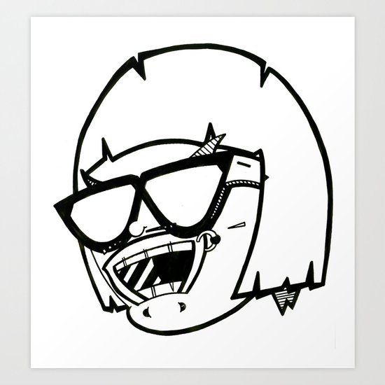 Sams Sisiter. Art Print