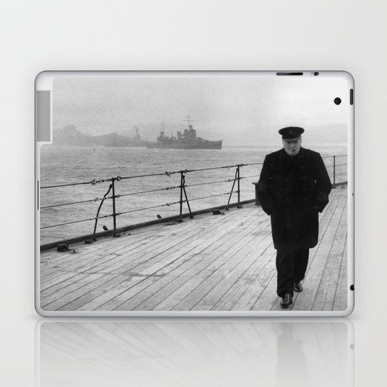 Winston Churchill At Sea Laptop & iPad Skin