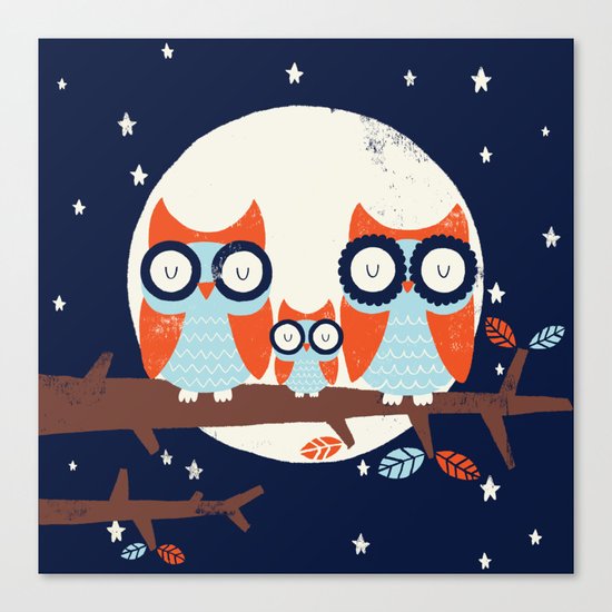 Night Owls Canvas Print