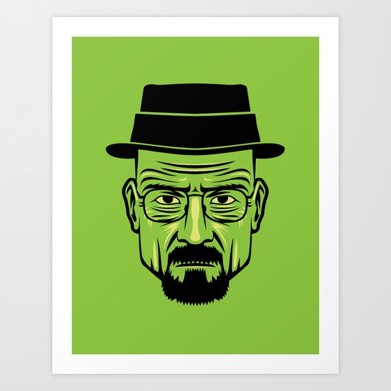 Walter White Portrait. Art Print