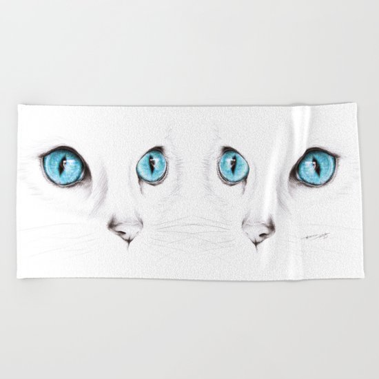 I see you Beach Towel
