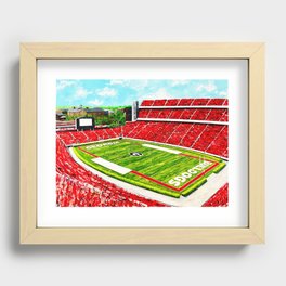 Homecoming in Athens Recessed Framed Print