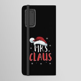 December 2021 Winter Lady Claus Christmas Android Wallet Case