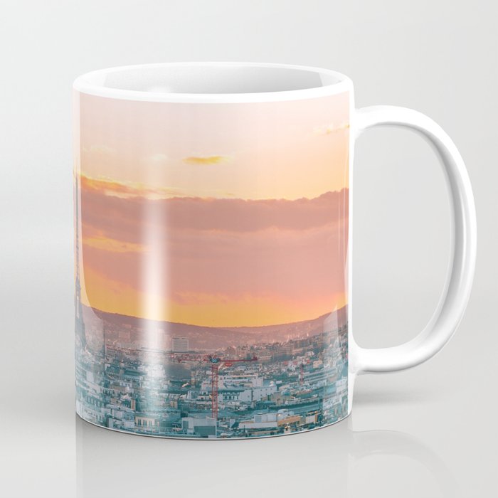 Sunset in Paris (Color) Coffee Mug