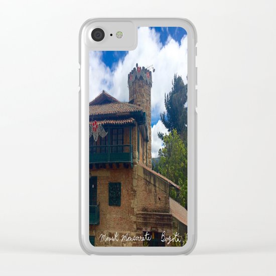 Mount Monserrate at Christmastime Maybe, Bogota, Colombia Clear iPhone Case