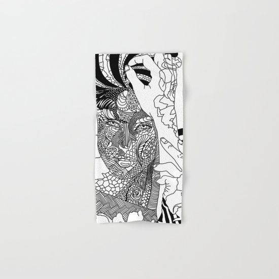 Inked Parisian Hand & Bath Towel