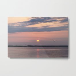 Mauve and Lavender Sunrise Over Monomoy Island Metal Print | Pastelsky, Capecodsunrise, Minimalistbeach, Capecodphotography, Sunrisephotography, Pinkandpurple, Photo, Pastel, Lavenderbeach, Mauvebeach 