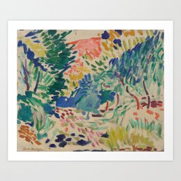 Landscape at Collioure by Henri Matisse Art Print