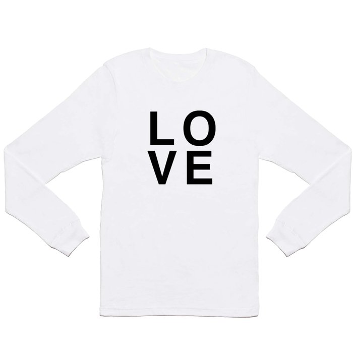 love typography Long Sleeve T Shirt