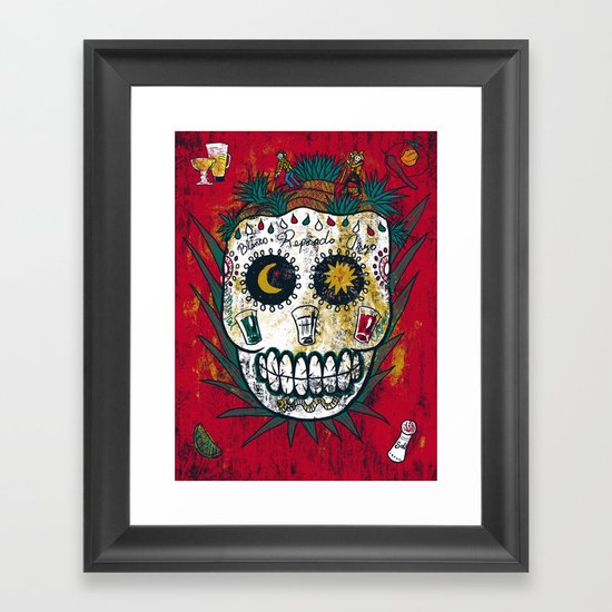 Tequila Framed Art Print
