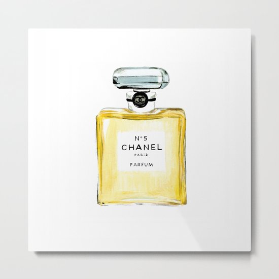 Yellow Parfum Metal Print