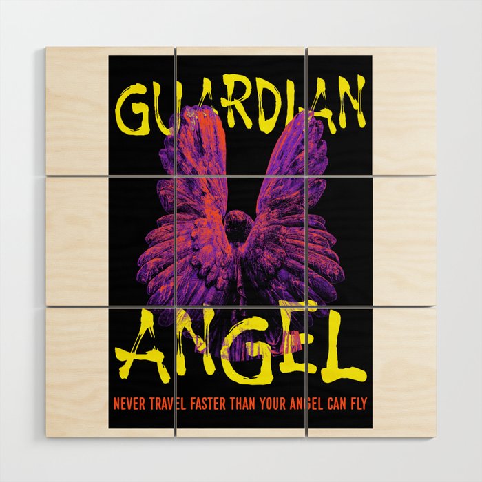 Guardian Angel Wood Wall Art
