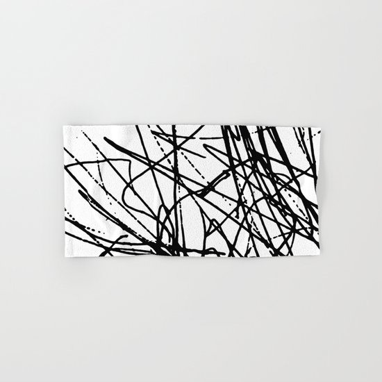 Daisy Scribble Hand & Bath Towel