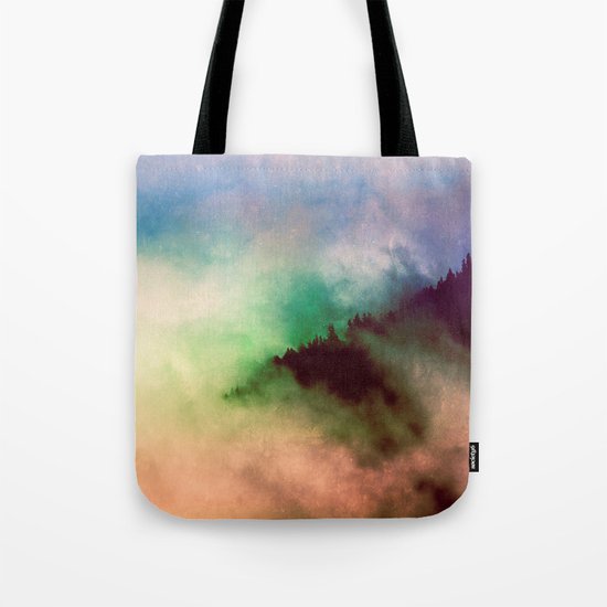 Ethereal Rainbow Clouds Tote Bag
