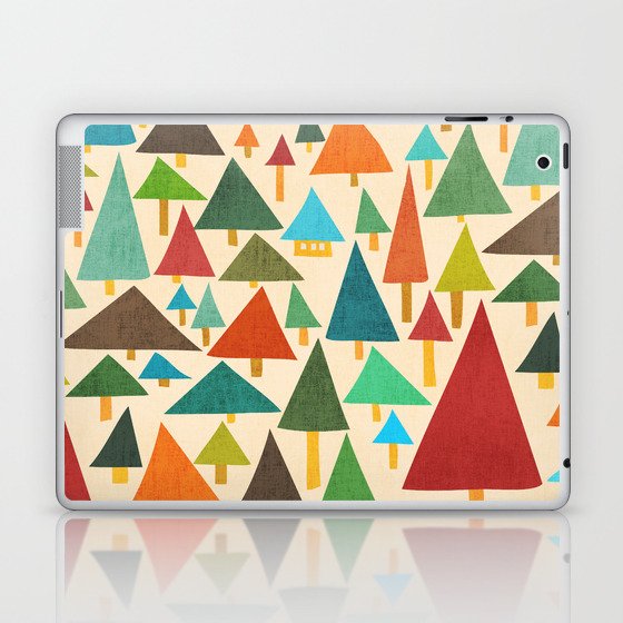 The house at the pine forest Laptop & iPad Skin