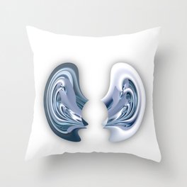 I'm all ears - Abstract illustration Throw Pillow