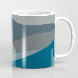 Blue Hills - teal gray, seafoam, turquoise, taupe, blue Mug