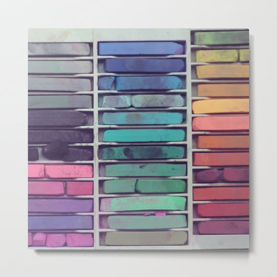 Pastels Metal Print