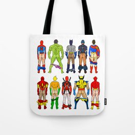 Superhero Butts Tote Bag