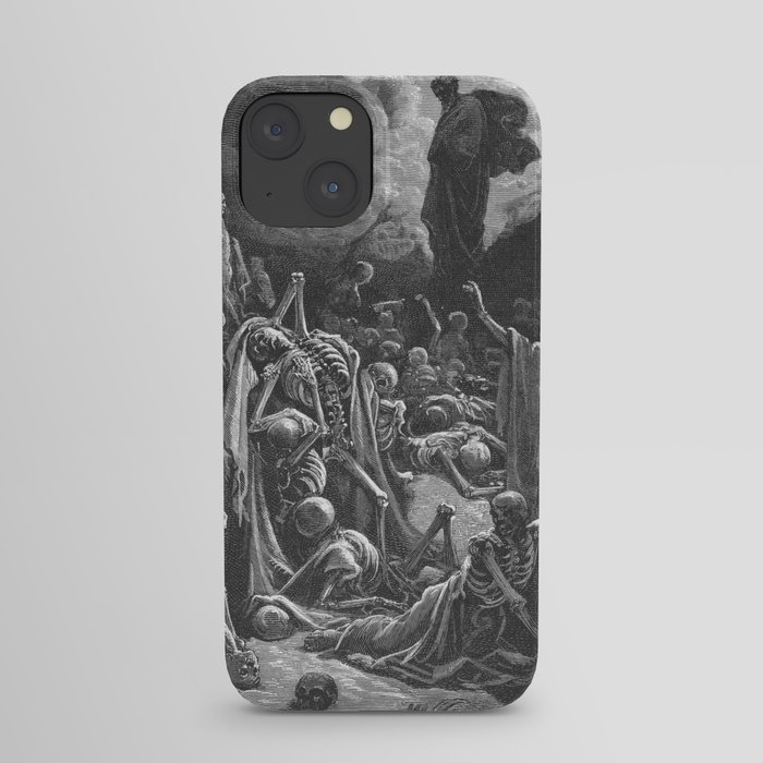 Ezekiel's Vision Of The Valley Of Dry Bones By Gustave Dore iPhone Case
