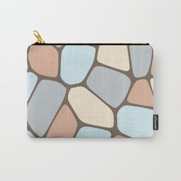 Abstract Shapes 211 in Soft Pastel Tones Carry-All Pouch