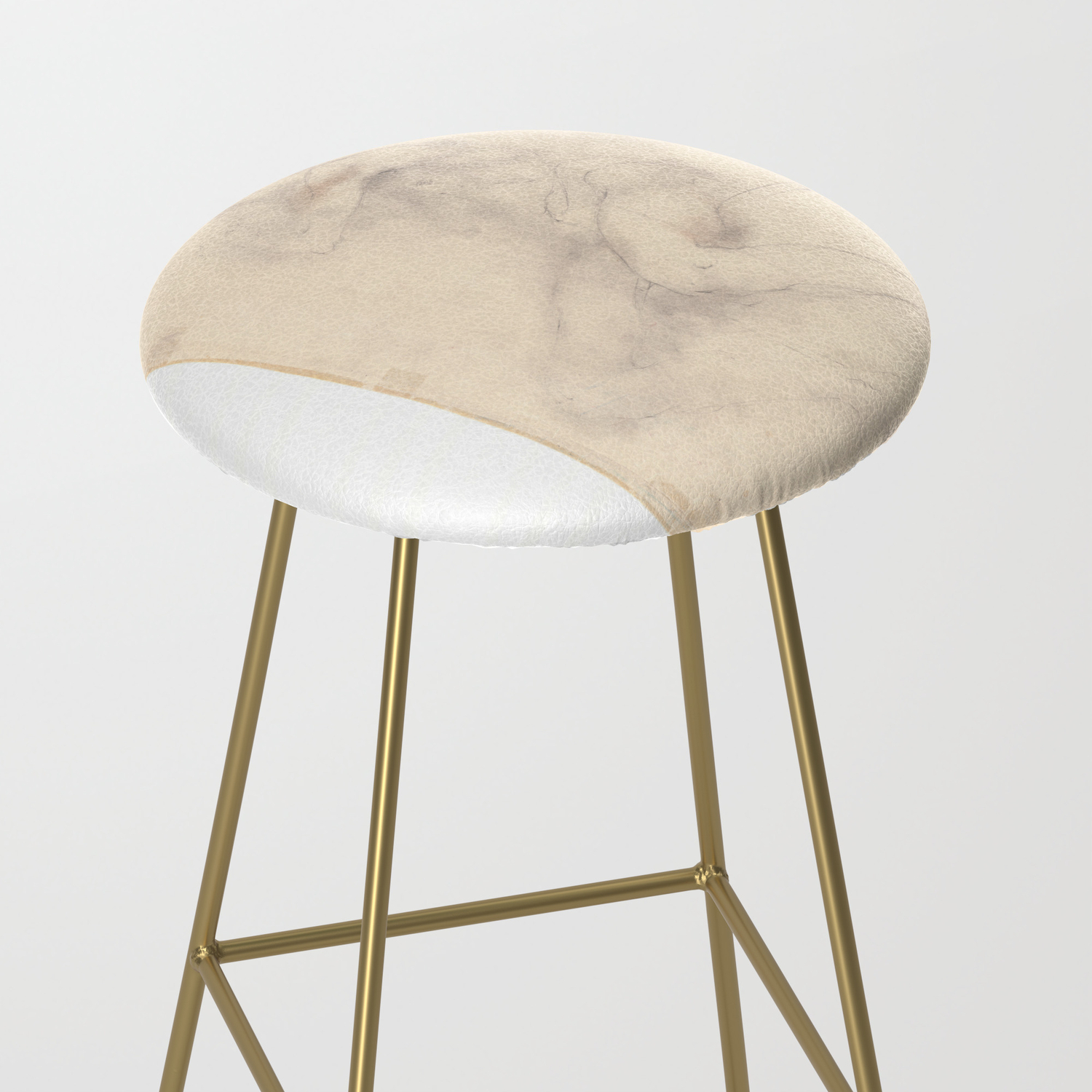 1950 Bar Stools, Nude Man Sitting About 1950 Bar Stool By Artworkofdorothymessenger Society6