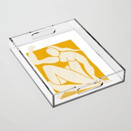 NUDE FÉMINISTE III Acrylic Tray