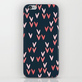 Valentine Day Hearts All Over iPhone Skin