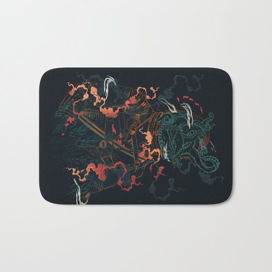 Space Diver Bath Mat