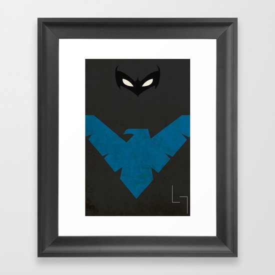 Nightwing Framed Art Print