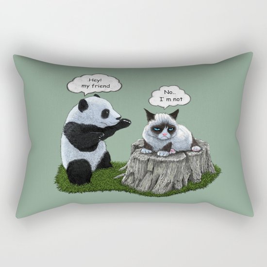 Panda Rectangular Pillow