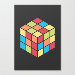 #68 Rubix Cube Canvas Print