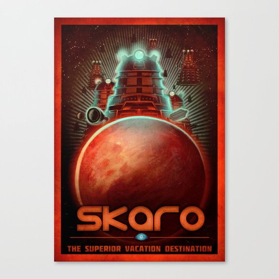 Visit Skaro! Canvas Print