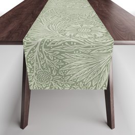 William Morris Marigold Sage Green Table Runner