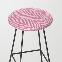 Pink Abstract Zebra chevron pattern. Digital animal print Illustration Background. Bar Stool