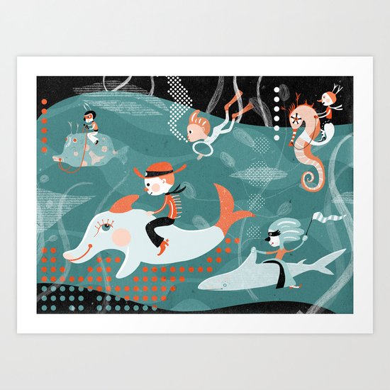 underwater Art Print