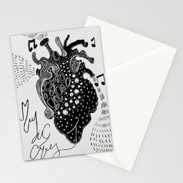 Music cures Stationery Cards