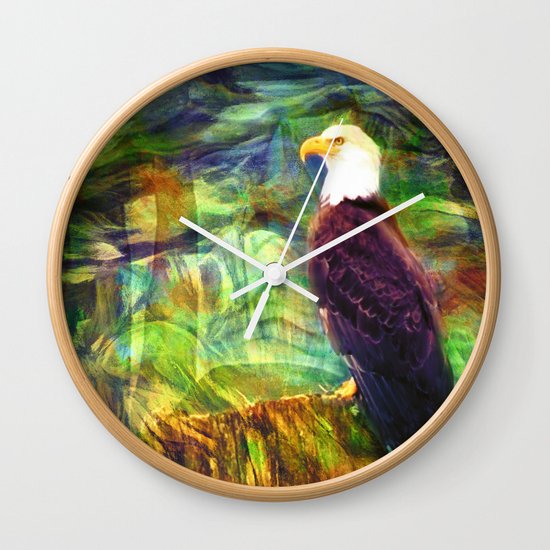 West Coast Eagle Wall Clock