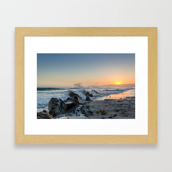 Santa Barbara Coastline Framed Art Print