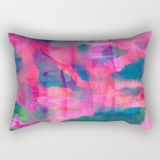 Abstract Fifteen Rectangular Pillow